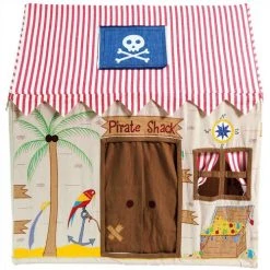 Win Green Tipis Enfant Grande Cabane De Pirate En Tissu