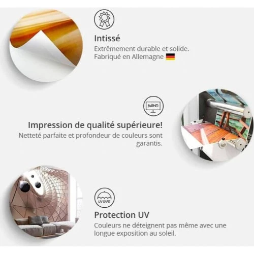 Artgeist Stickers Et Papiers-peint Enfant Papier Peint Enfant Animaux Pour Kids Blanc Et Multicolore â Image 3