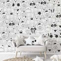 Acte Deco Stickers Et Papiers-peint Enfant Papier Peint Enfant Les Anicool - 250x170