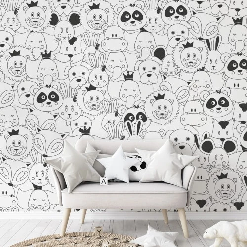 Acte Deco Stickers Et Papiers-peint Enfant Papier Peint Enfant Les Anicool - 250x170