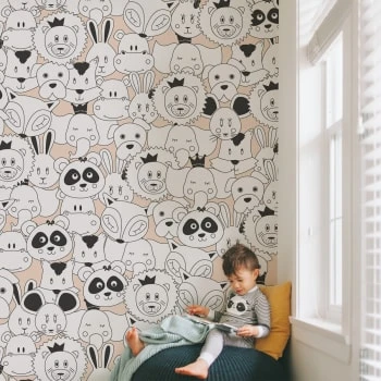 Acte Deco Stickers Et Papiers-peint Enfant Papier Peint Enfant Les Anicool - 250x255 – Image 6