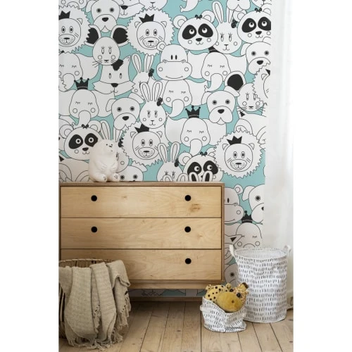 Acte Deco Stickers Et Papiers-peint Enfant Papier Peint Enfant Les Anicool - 250x255 – Image 2