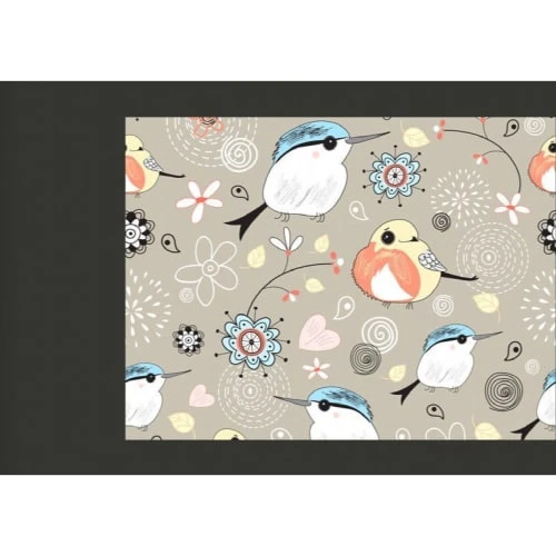 Artgeist Stickers Et Papiers-peint Enfant Papier Peint Enfant Oiseaux Sur Fond Rose Rose 300x230 – Image 2