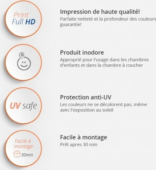 Artgeist Stickers Et Papiers-peint Enfant Papier Peint Enfant Oiseaux Sur Fond Rose Rose 300x230 – Image 4