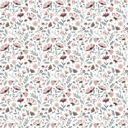 Lilipinso Stickers Et Papiers-peint Enfant Papier Peint Fleurs En Papier Rose 50cm X 10m – Image 2