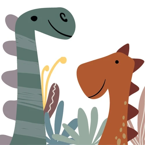 99Déco Stickers Et Papiers-peint Enfant Papier Peint Panoramique Enfant Dinosaures 336x270cm – Image 3