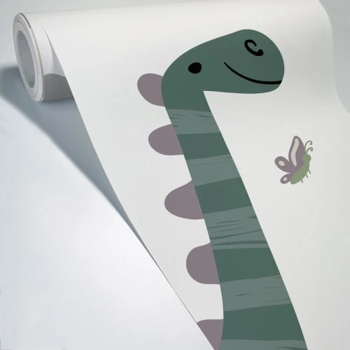 99Déco Stickers Et Papiers-peint Enfant Papier Peint Panoramique Enfant Dinosaures 336x270cm – Image 5