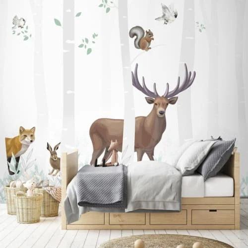 99Déco Stickers Et Papiers-peint Enfant Papier Peint Panoramique Intissé 240x270cm – Image 2