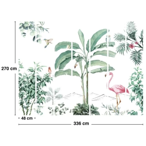 99Déco Stickers Et Papiers-peint Enfant Papier Peint Panoramique Intissé 336x270cm – Image 3