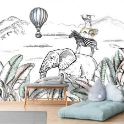 99Déco Stickers Et Papiers-peint Enfant Papier Peint Panoramique Intissé 336x270cm