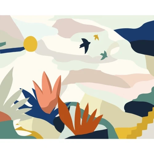 99Déco Stickers Et Papiers-peint Enfant Papier Peint Panoramique Intissé 336x270cm – Image 4