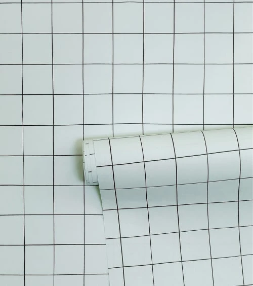 Lilipinso Stickers Et Papiers-peint Enfant Papier Peint Quadrillage En Papier Bleu Turquoise 50cm X 10m – Image 3