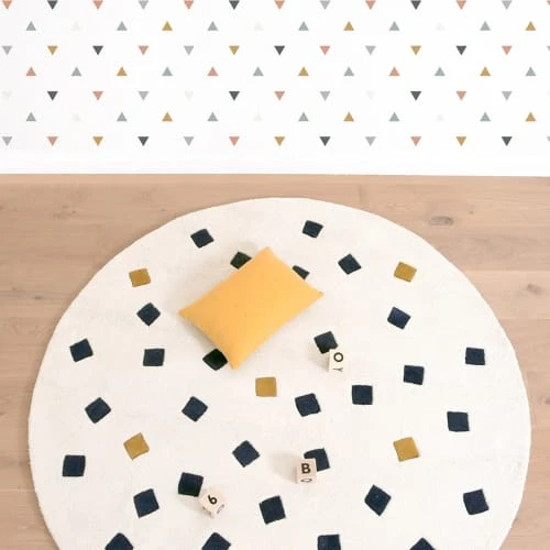 Lilipinso Stickers Et Papiers-peint Enfant Papier Peint Triangles En Papier Marron 50cm X 10m – Image 4