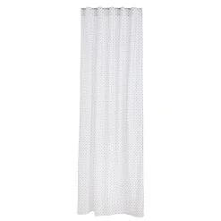 Maisons Du Monde Rideaux Enfant Rideau Enfant à Passants En Coton Blanc Motifs étoiles Noires à L'unité 110x250