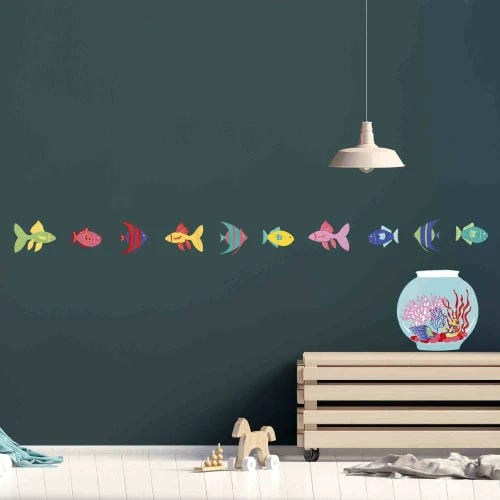 Draeger Paris Stickers Et Papiers-peint Enfant Sticker Mural Aquarium – Image 2