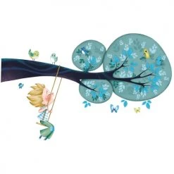 Acte Deco Stickers Et Papiers-peint Enfant Sticker Mural Balançoire Garçon Pour Enfant - 110x60