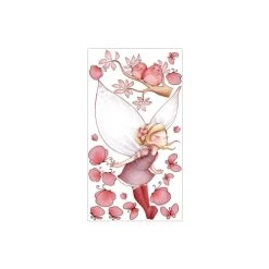 Acte Deco Stickers Et Papiers-peint Enfant Sticker Mural Fée Volante Et Papillons Pour Enfant - 110x60