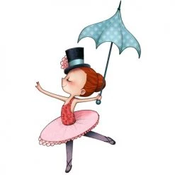 Acte Deco Stickers Et Papiers-peint Enfant Sticker Mural La Danseuse Pour Enfant - Circus 1 - 110x60