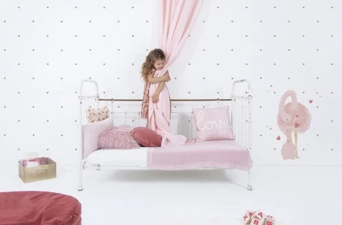 Lilipinso Stickers Et Papiers-peint Enfant Sticker Xl Maman Et Bébé Autruche Rose – Image 2