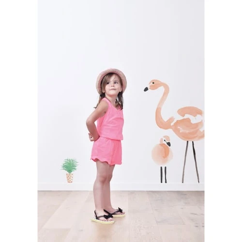 Lilipinso Stickers Et Papiers-peint Enfant Stickers Flamant En Vinyle Mat Rose – Image 3