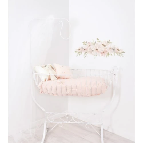 Lilipinso Stickers Et Papiers-peint Enfant Stickers Fleurs En Vinyle Mat Orange – Image 2