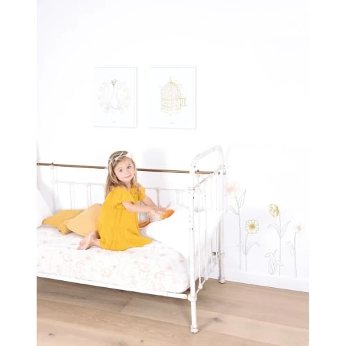 Lilipinso Stickers Et Papiers-peint Enfant Stickers Fleurs En Vinyle Mat Rose 108x52 Cm – Image 5