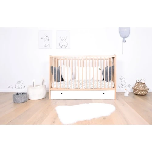 Lilipinso Stickers Et Papiers-peint Enfant Stickers Lapins En Vinyle Mat Gris 29,7x42 Cm – Image 2