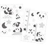 Sauthon Stickers Et Papiers-peint Enfant Stickers Muraux 70x50cm En Adhésif Gris