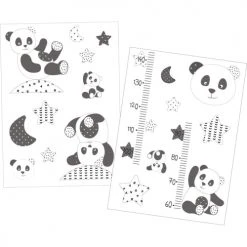 Sauthon Stickers Et Papiers-peint Enfant Stickers Muraux 70x50cm En Adhésif Gris