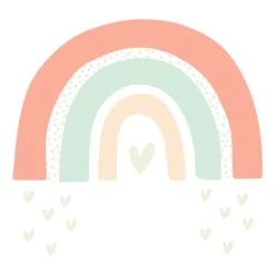 Decochic Stickers Et Papiers-peint Enfant Stickers Mureaux En Vinyle Arc En Ciel PĂŞche Et Vert