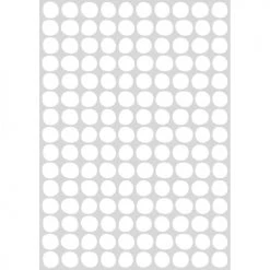 Lilipinso Stickers Et Papiers-peint Enfant Stickers Pois En Vinyle Mat Blanc 29.7x42 Cm