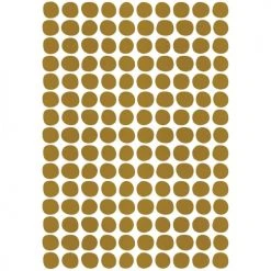 Lilipinso Stickers Et Papiers-peint Enfant Stickers Pois En Vinyle Mat Or 29.7x42 Cm