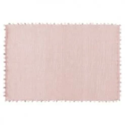 Maisons Du Monde Tapis Enfant Tapis à Pompons En Coton Rose 120x180