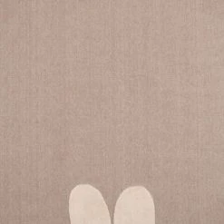 Nazar Tapis Enfant Tapis Beige Et Crème Motif En Relief Lapin Doux - 160x230