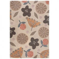 Novatrend Tapis Enfant Tapis Chambrea En Polyester Marron Noisette 160x230 Cm