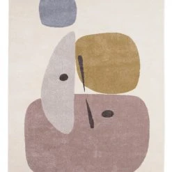 AFK Living Tapis Enfant Tapis Collage Pastel 135x190