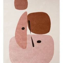 AFK Living Tapis Enfant Tapis Collage Terracotta 120x170