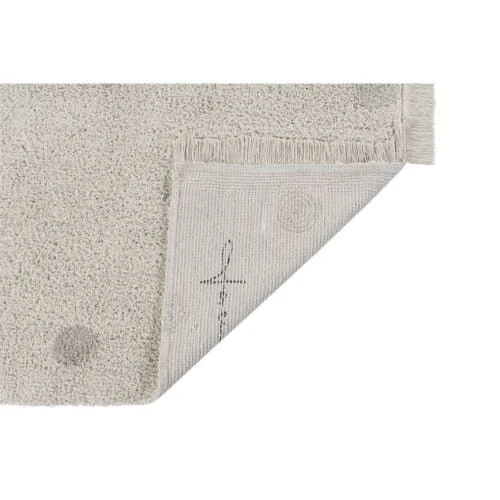 Lorena Canals Tapis Enfant Tapis Coton Lavable Dots Olive 120x160cm – Image 4