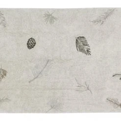 Lorena Canals Tapis Enfant Tapis Coton Lavable Forêt De Pins Beige 140x200cm