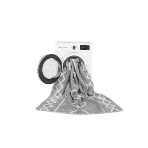 Lorena Canals Tapis Enfant Tapis Coton Lavable Naturel Gris 120x160cm – Image 4