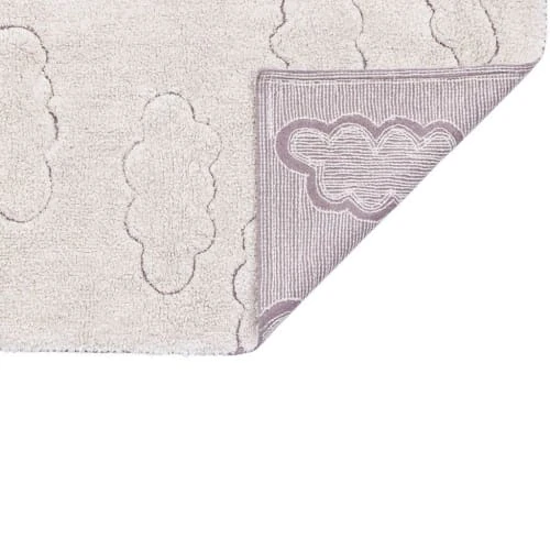 Lorena Canals Tapis Enfant Tapis Coton Lavable Nuages 90x130cm â Image 2