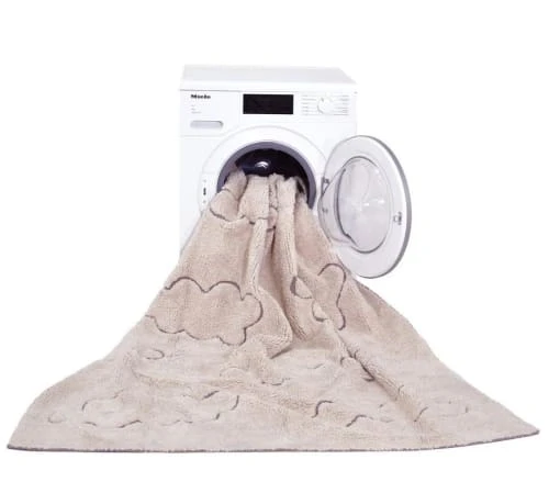 Lorena Canals Tapis Enfant Tapis Coton Lavable Nuages 90x130cm â Image 3