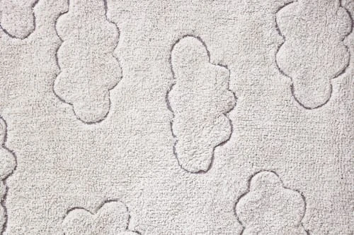 Lorena Canals Tapis Enfant Tapis Coton Lavable Nuages 90x130cm â Image 5