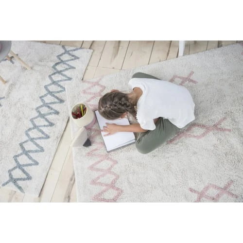 Lorena Canals Tapis Enfant Tapis Coton Lavable Vintage Nude 120x160cm – Image 6