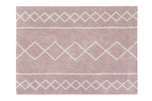 Lorena Canals Tapis Enfant Tapis Coton Lavable Vintage Nude 120x160cm