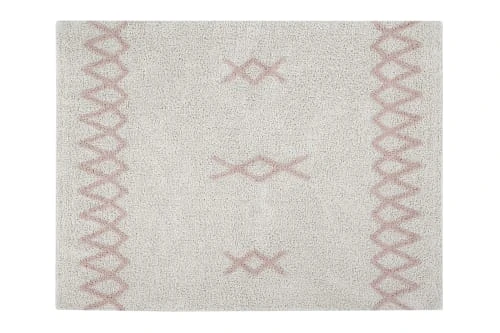 Lorena Canals Tapis Enfant Tapis Coton Lavable Vintage Nude 120x160cm