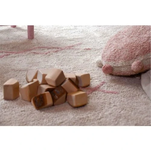 Lorena Canals Tapis Enfant Tapis Coton Lavable Vintage Nude 170x240cm – Image 2