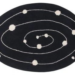 Lorena Canals Tapis Enfant Tapis Coton Motif Galaxie 140x200cm