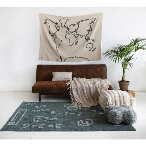 Lorena Canals Tapis Enfant Tapis Coton Motif Maths 140x200 – Image 2