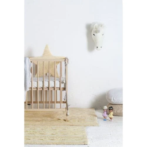 Lorena Canals Tapis Enfant Tapis Coton Motif Tresse Vanille 120x160 – Image 2